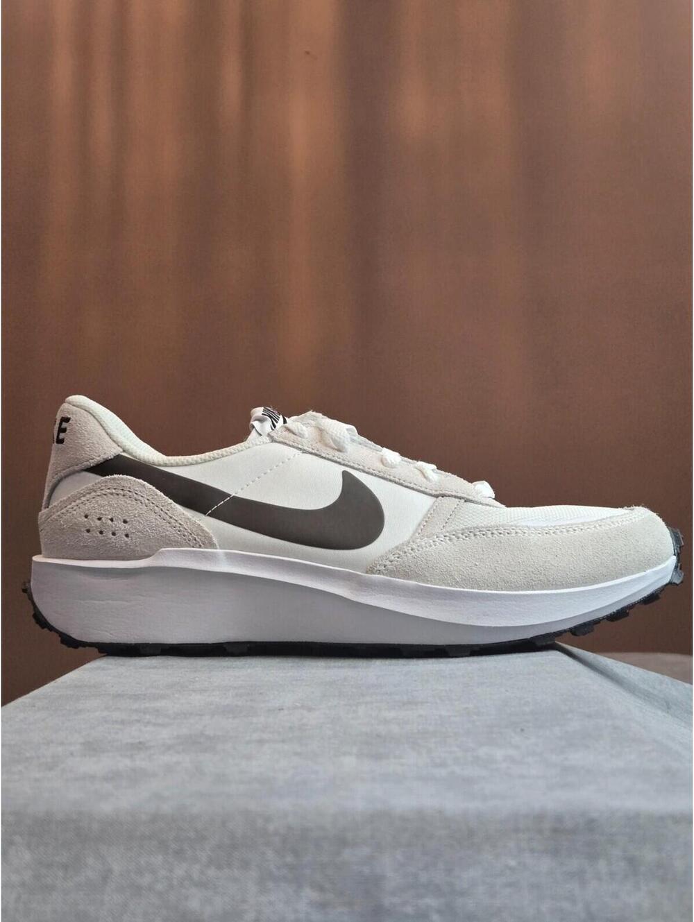 Nike Waffle Nav Debut Sneakers Men's 9.5 White Black Phantom Cream Brown 11W